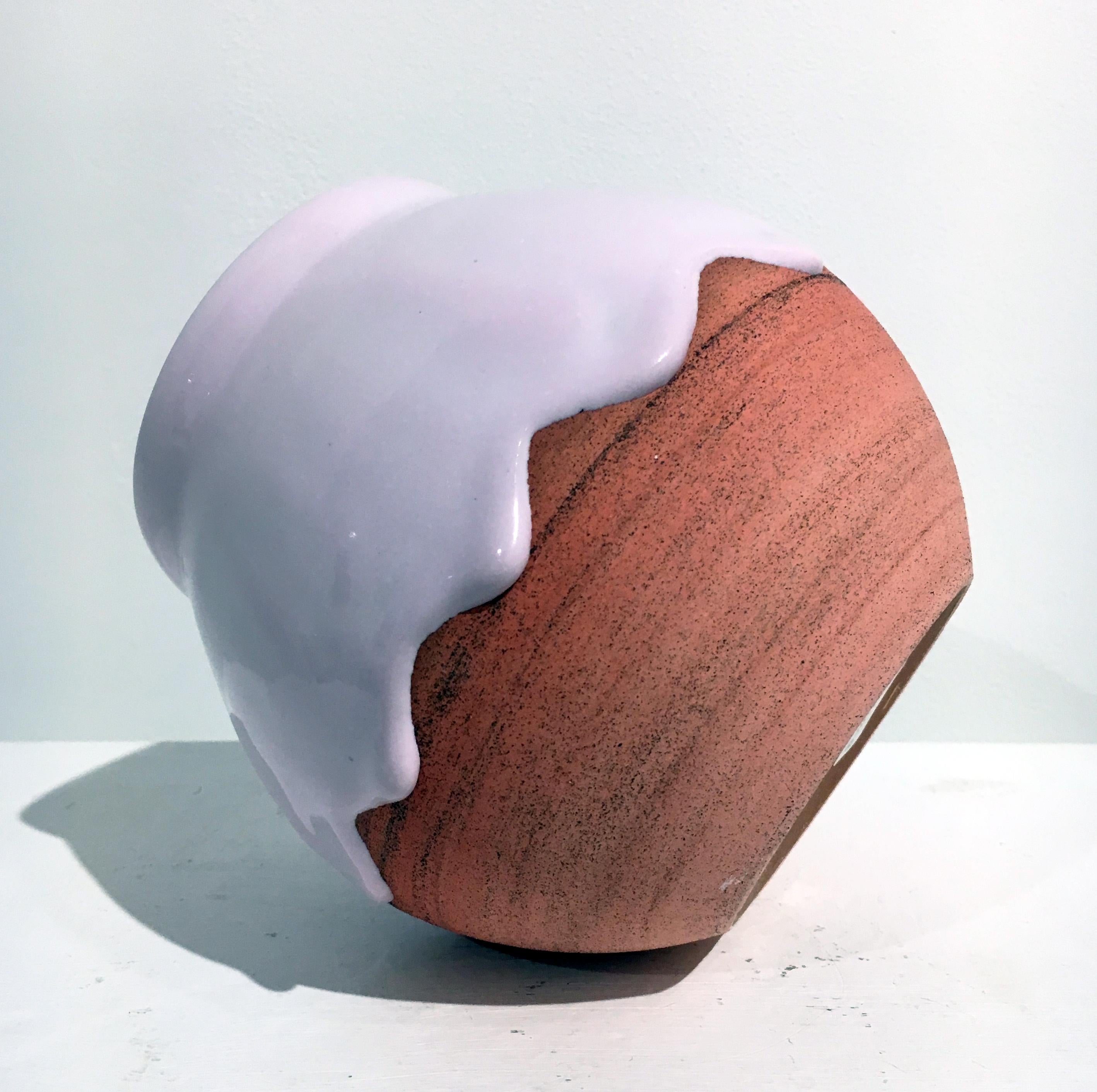 Contemporary Design, Ceramic Jar with Colorful Glaze, Functional, Decorative 2