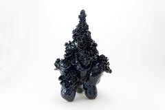 "Mother Leaf", Contemporary, Ceramic, Sculpture, Glaze, Biomorphic, Organic 