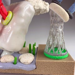 "Mug Composition #30", Contemporary, Mixed Media, Ceramic, Sculpture, Glaze