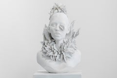 "Bikkurim Ruff 02", Figurative, Ceramic, Sculpture, Porcelain, Paper Clay Slip