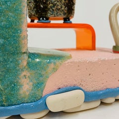 „Mug Composition #83“:: Zeitgenössisch:: Keramik:: Skulptur:: Mischtechnik:: Glasur