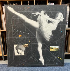 "Sin título, Bailarina", Contemporáneo, Dibujo en grafito, Lienzo, Figurativo
