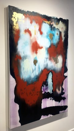 "Untitled Composition #1", Contemporary Abstract Acrylic Painting on Canvas
