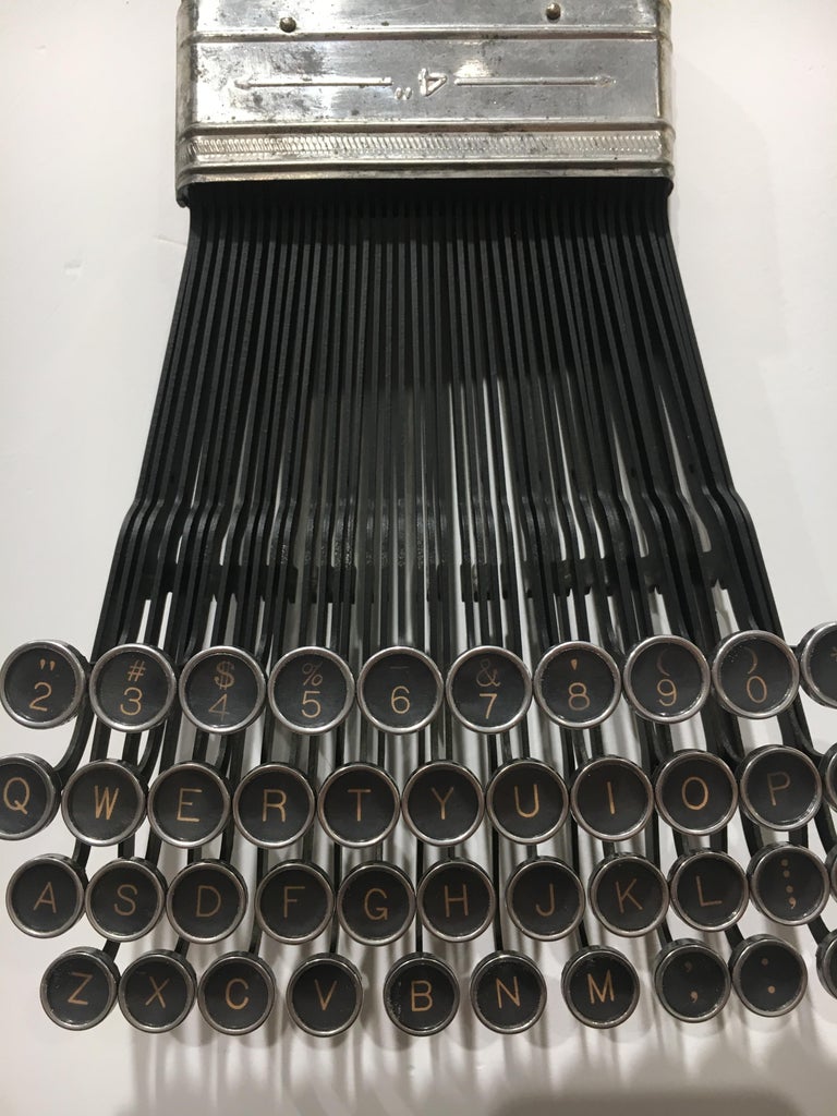 Howard Jones "Typewriter Brush", Contemporary Surrealist Mixed Media