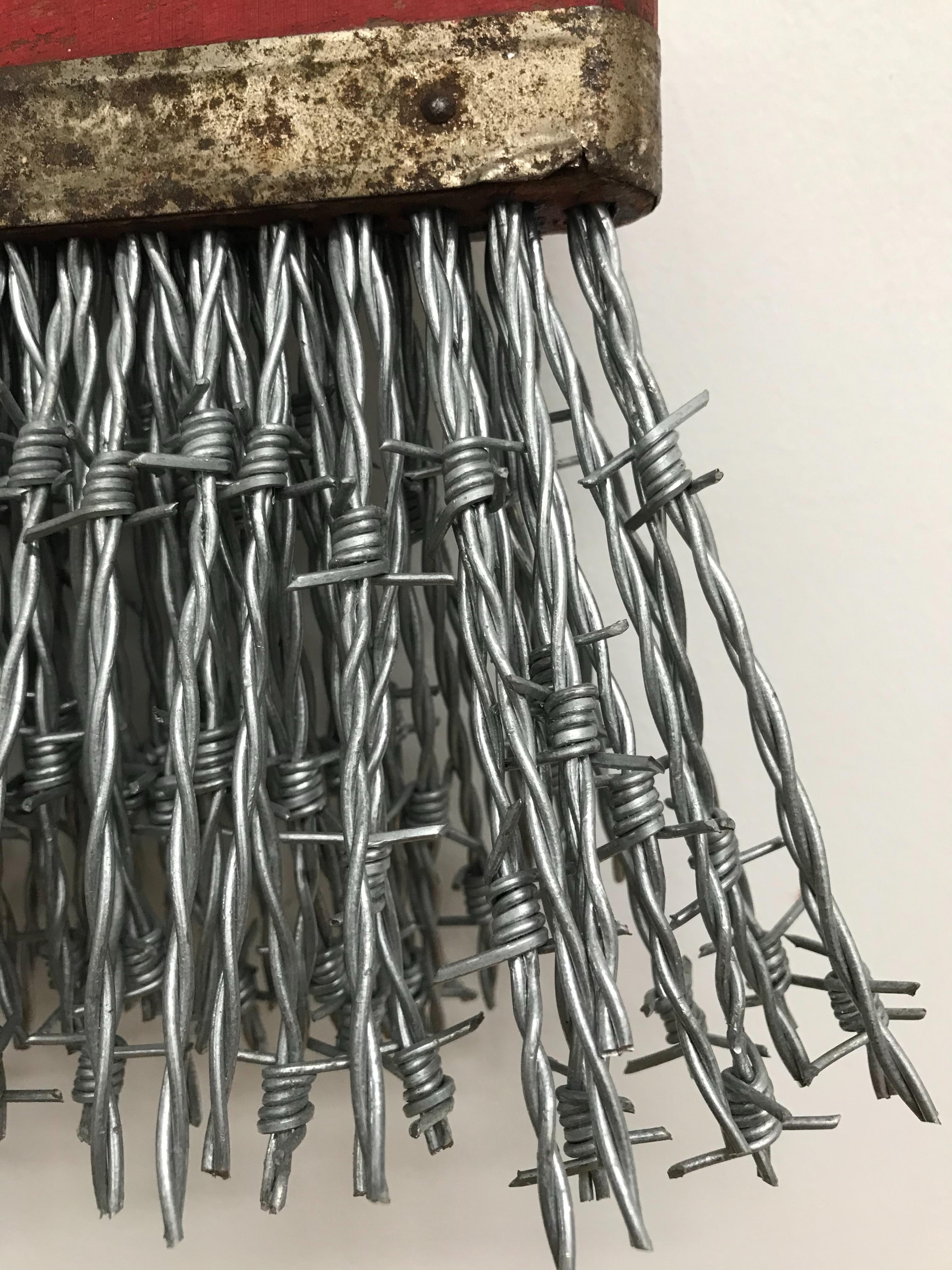 barb wire brush