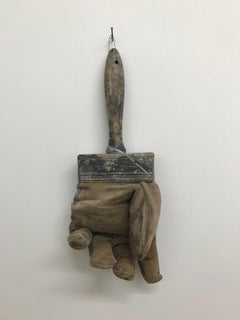 "Glove Brush", Contemporary, Mixed Media, Sculpture, Found Materials