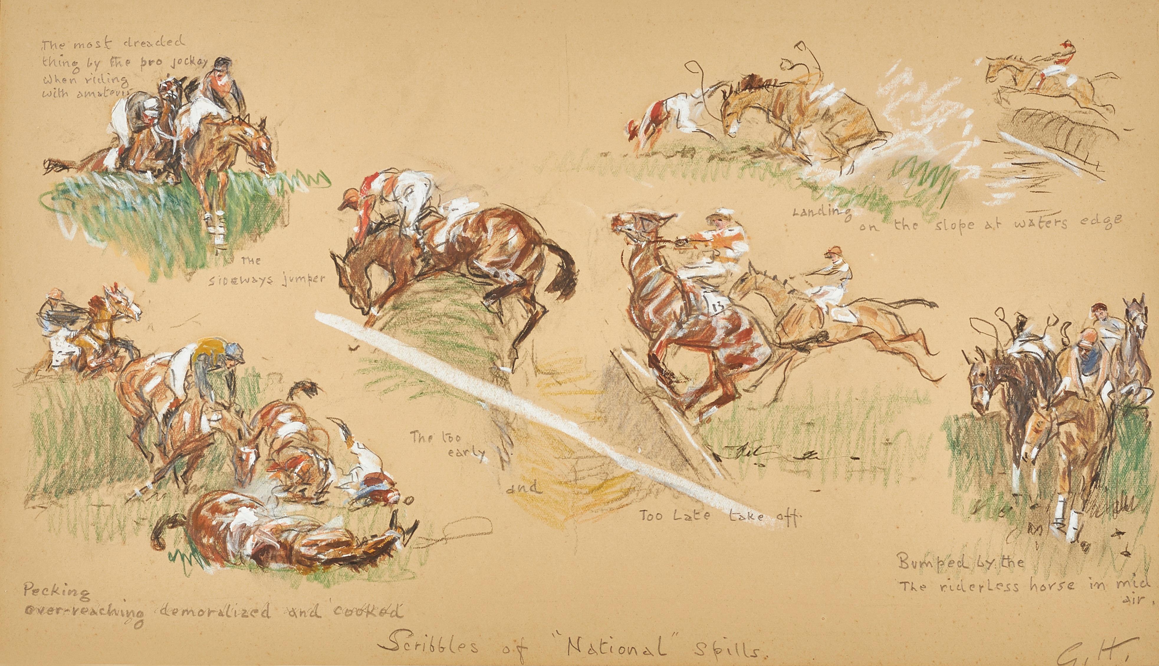 Gilbert Holiday Animal Art - Scribbles of 'National' spills