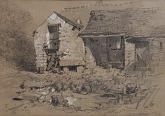 Antique The village of Marlotte