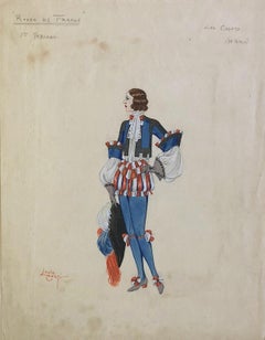 Louis Curti Opera Costume Design 1933  "Les Cadets"