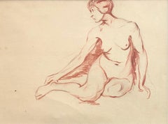 Australian School - Female Nude Study - Academic - Circa 1950s