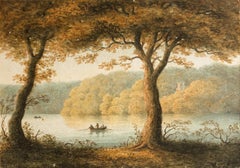Brown Landscape Drawings and Watercolours