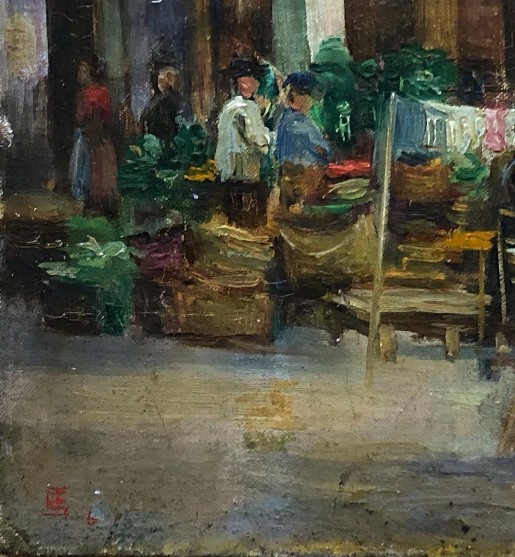 A Market, Sevilla - Edgar Seligman (British 1867-1958) For Sale 2