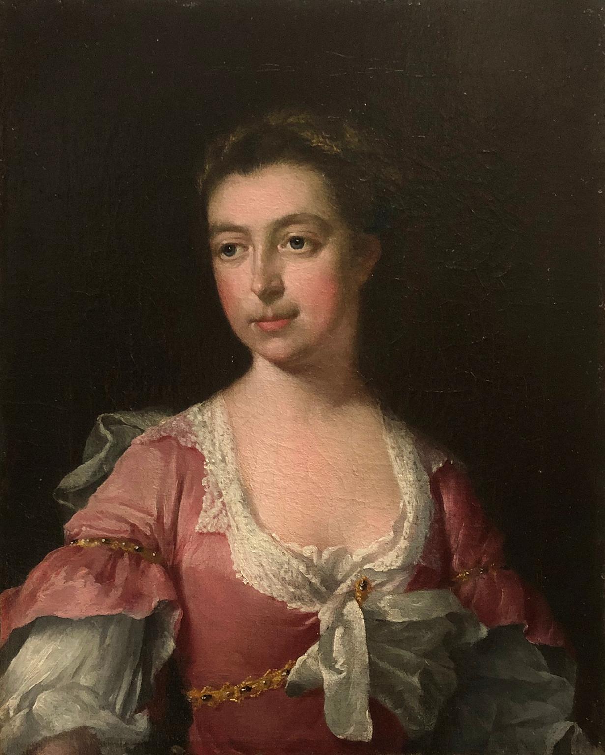 (Circle of) Sir Godfrey Kneller Portrait Painting - Portrait of a lady - Circle of Sir Godfrey Kneller