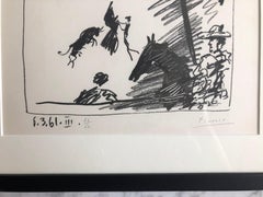 Picasso Lithograph,  Jeu de la Cape 1961