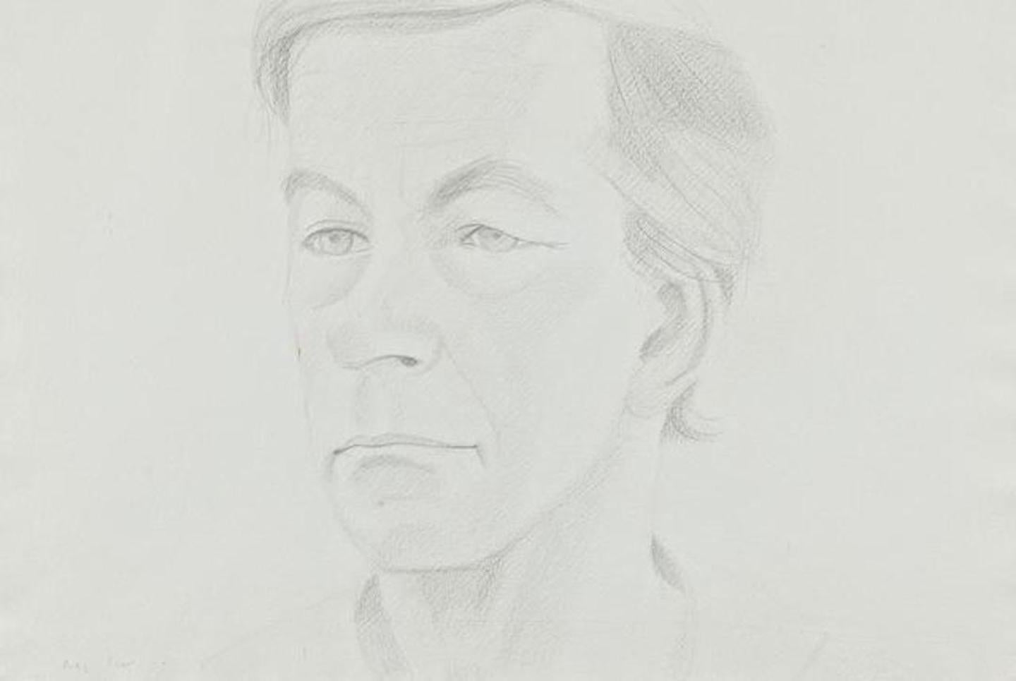 ALEX KATZ (1927-Gegenwart)

Rudy" von Alex Katz ist eine Graphitzeichnung auf Papier von 1972. Diese 
Das Original ist signiert "Alex Katz '73" und wurde zuvor in der Marlborough Gallery, New York, erworben. Es ist gerahmt und in ausgezeichnetem