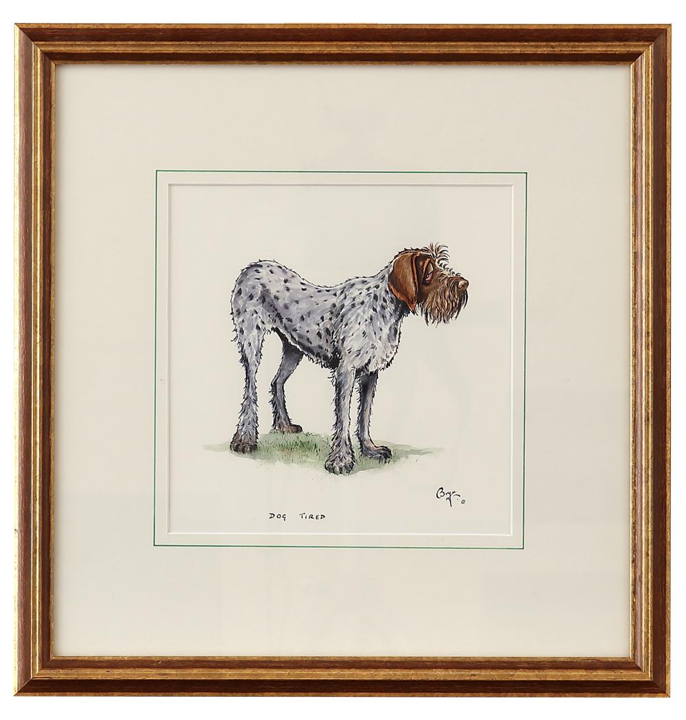 Bryn Parry OBE Animal Art - Dog Tired