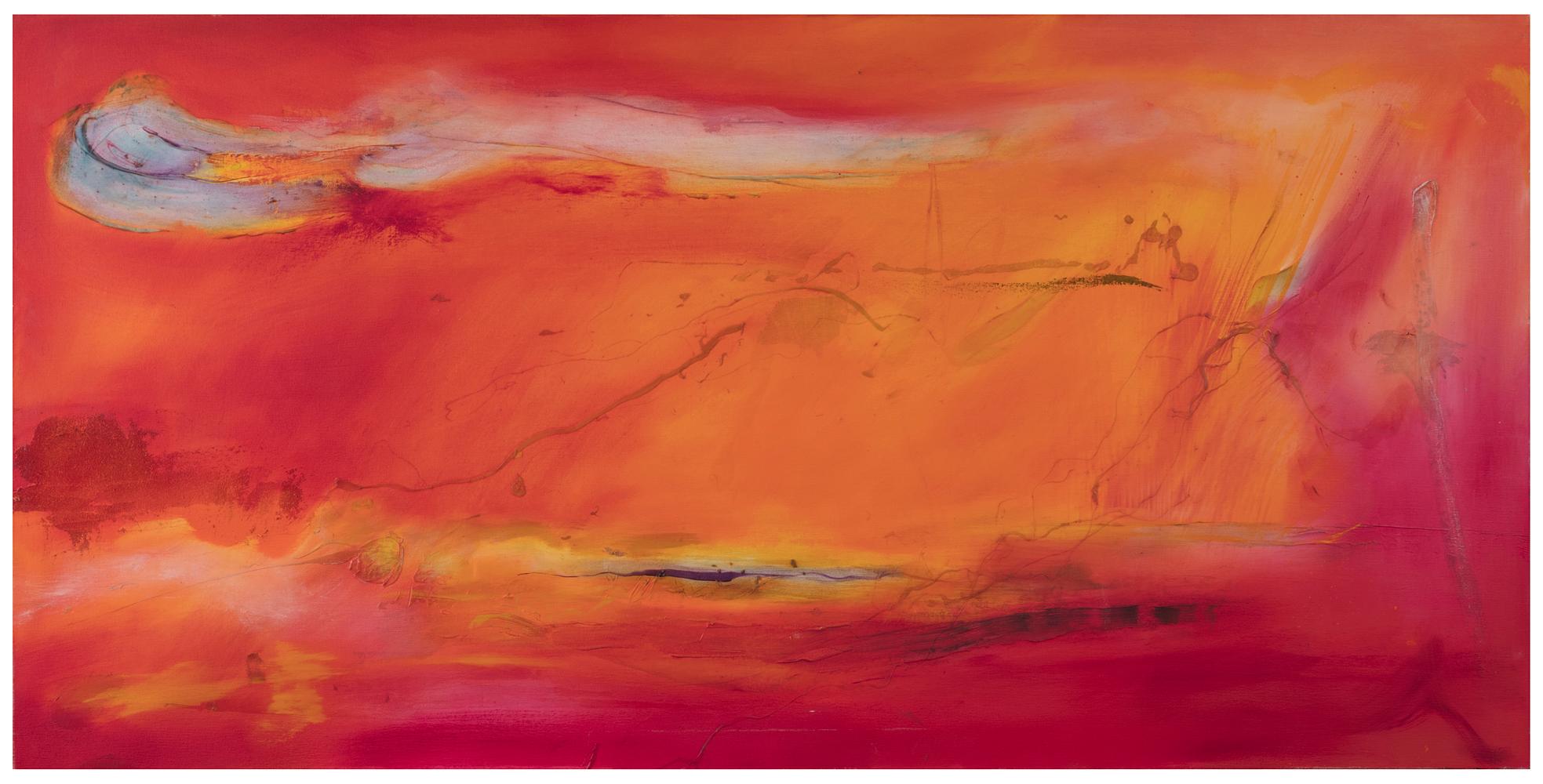 Heidi Koenig Landscape Painting - The Colour of Paradise