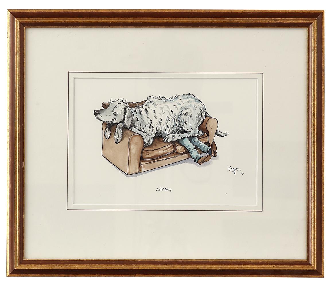 Bryn Parry OBE Animal Art - Lap Dog
