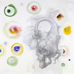 Skull With Flower