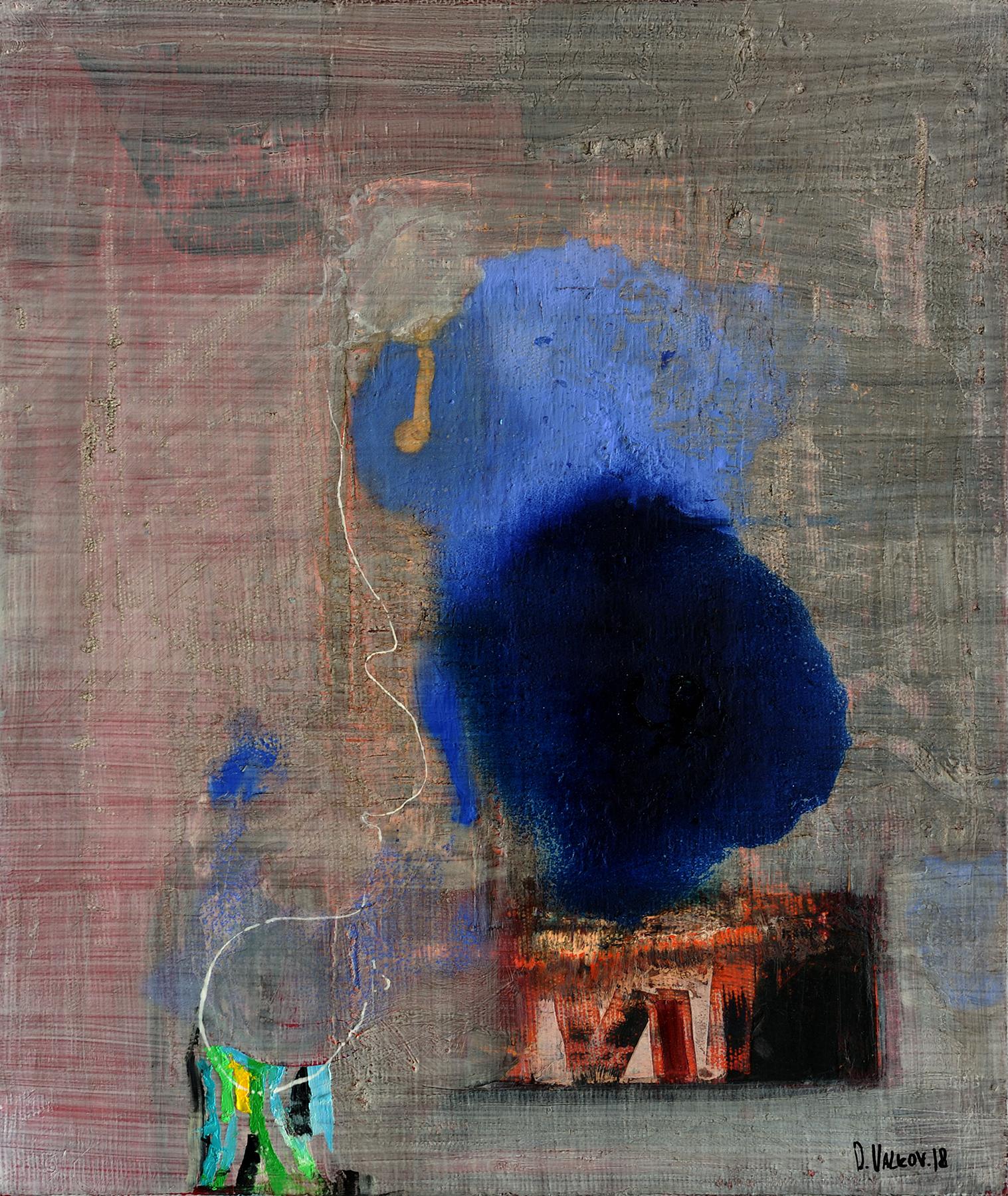 Deyan Valkov Abstract Painting - Dream With A Balloon