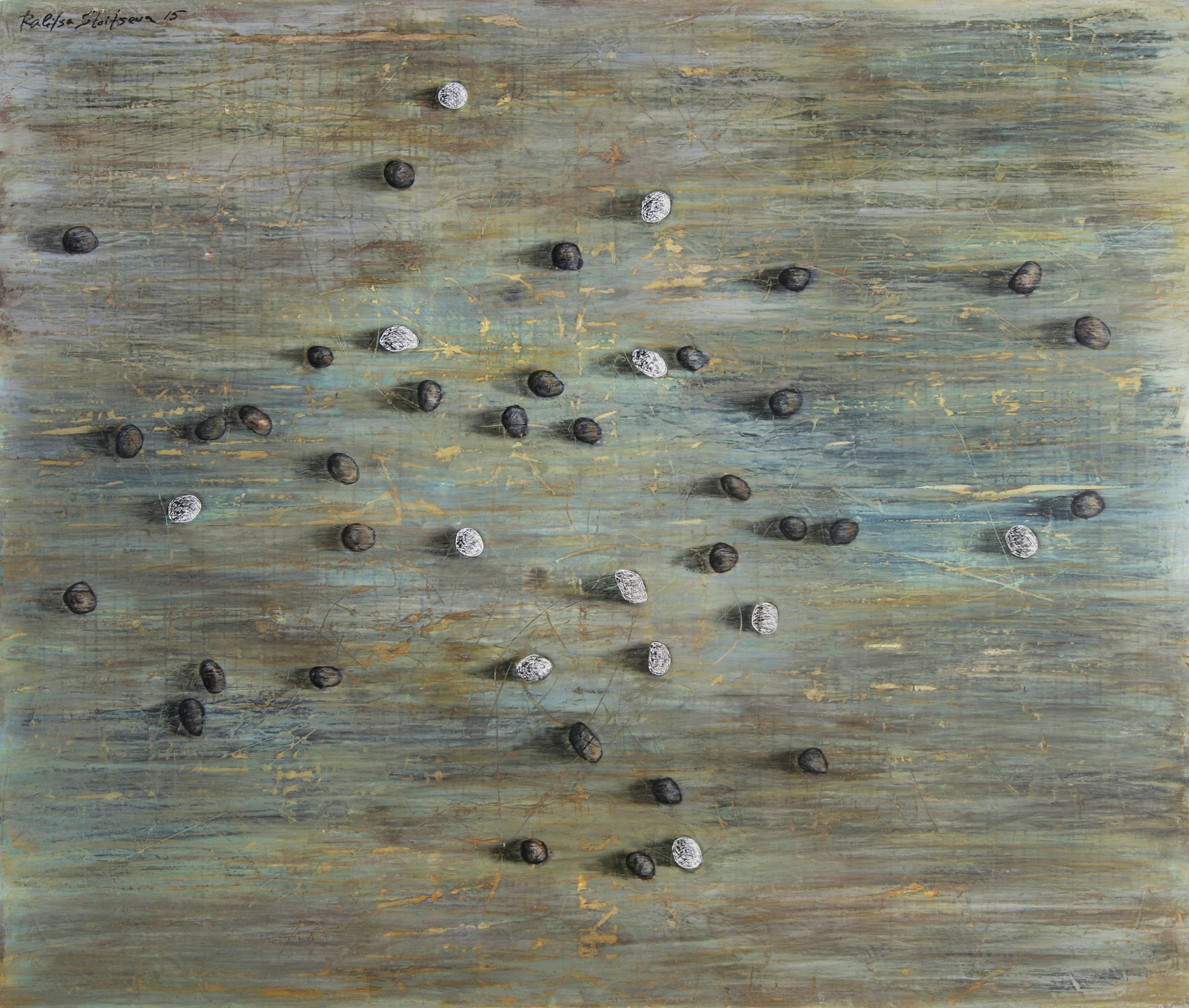 Ralitza Stoiceva Abstract Painting - Low Tide
