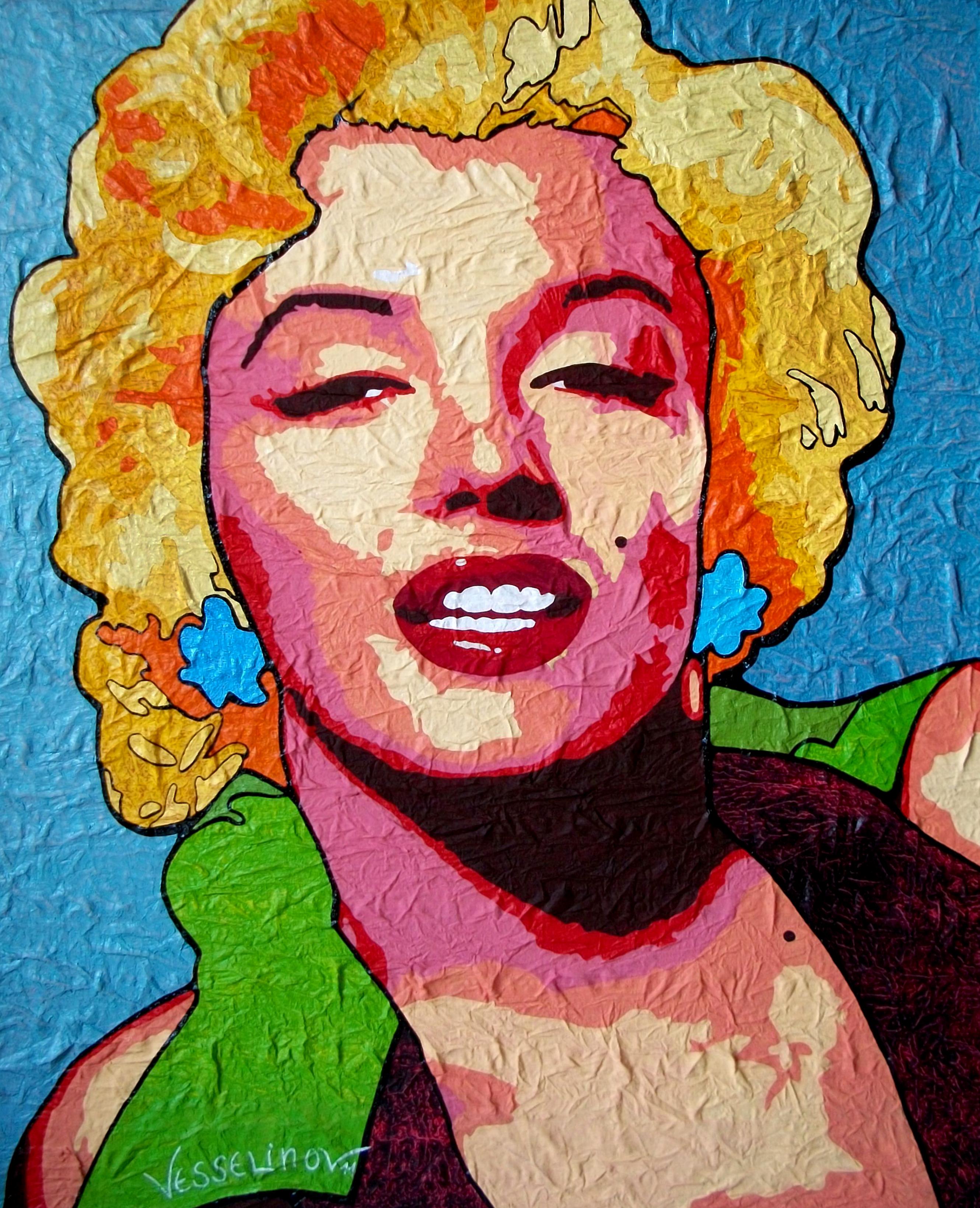 Vlado Vesselinov Portrait Painting - Marilyn Monroe 