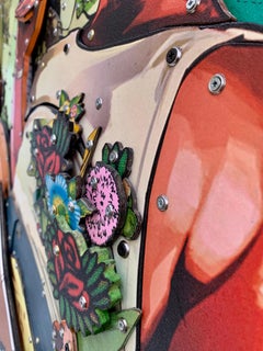 Questo non è un Manet II -  Pannello colorato Wood Giallo Verde Bianco Blu Arancione