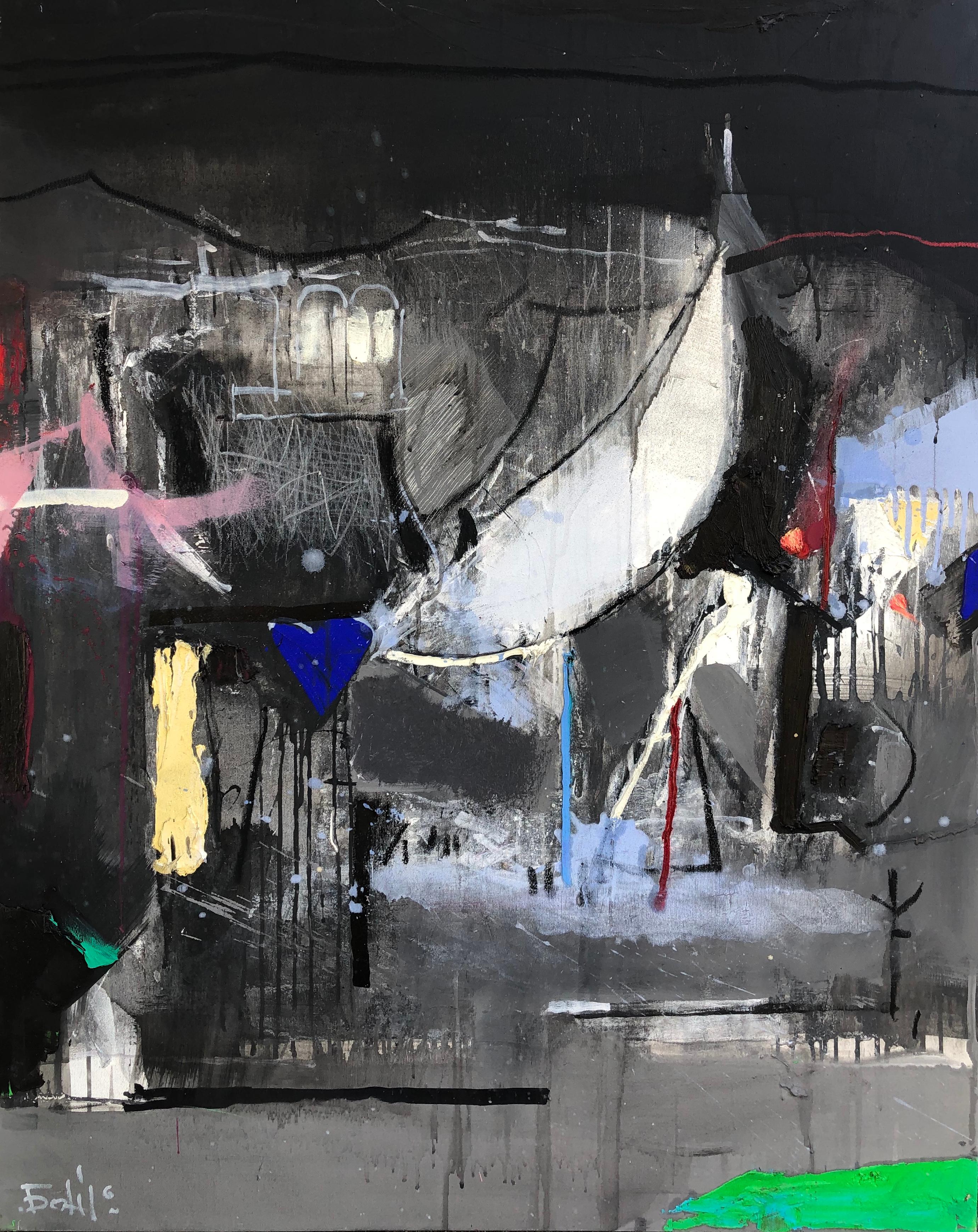 Plamen Bonev Abstract Painting - Fairy Tail III