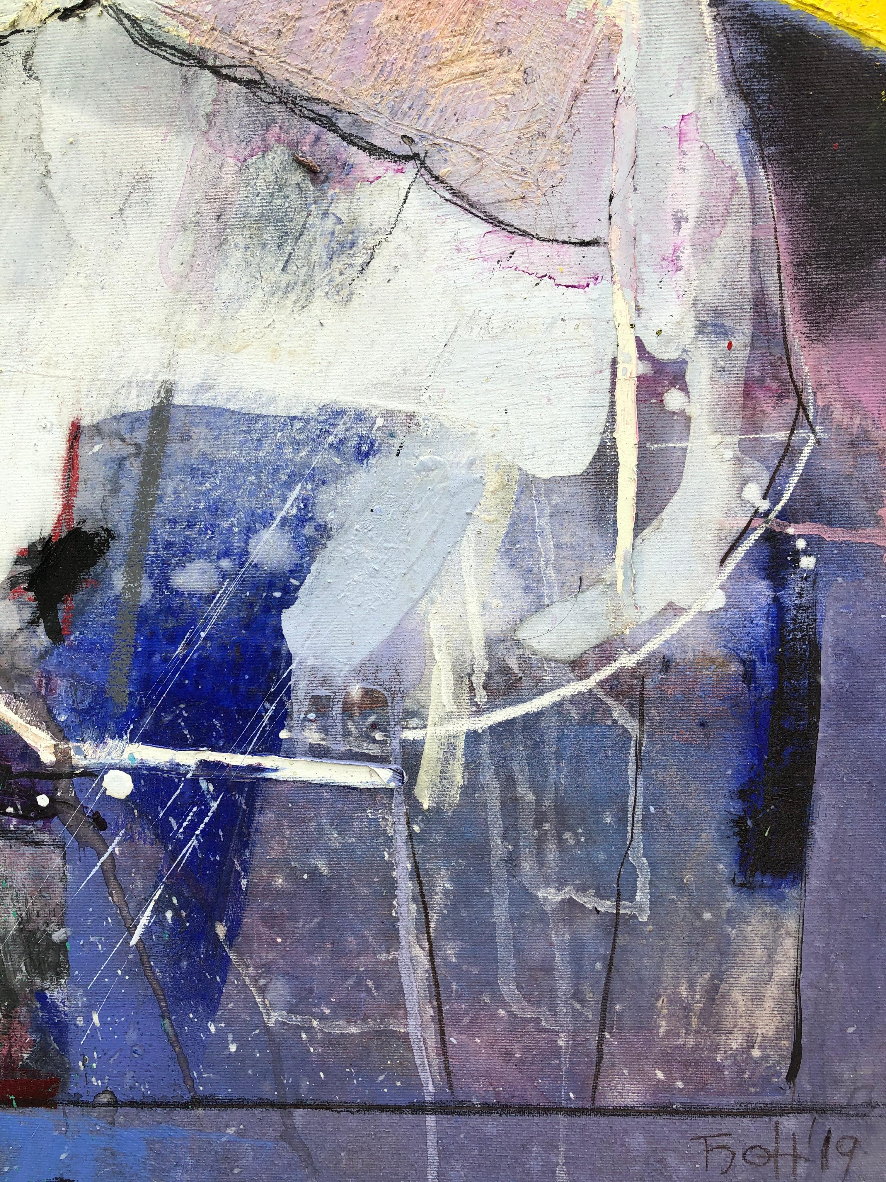 Motivo - Abstract Painting Grigio di Plamen Bonev