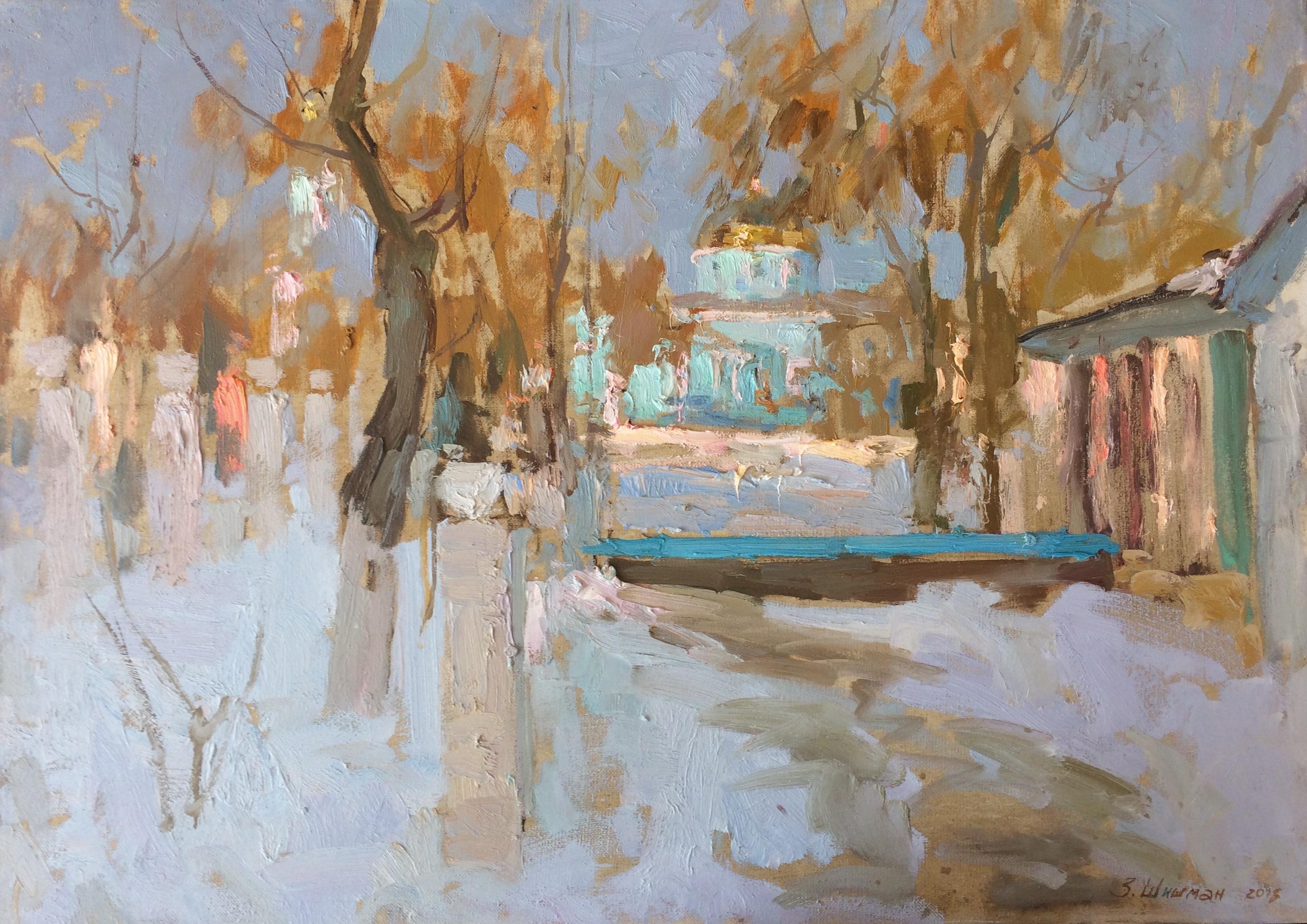Zlata Shyshman Landscape Painting - Winter Izmail
