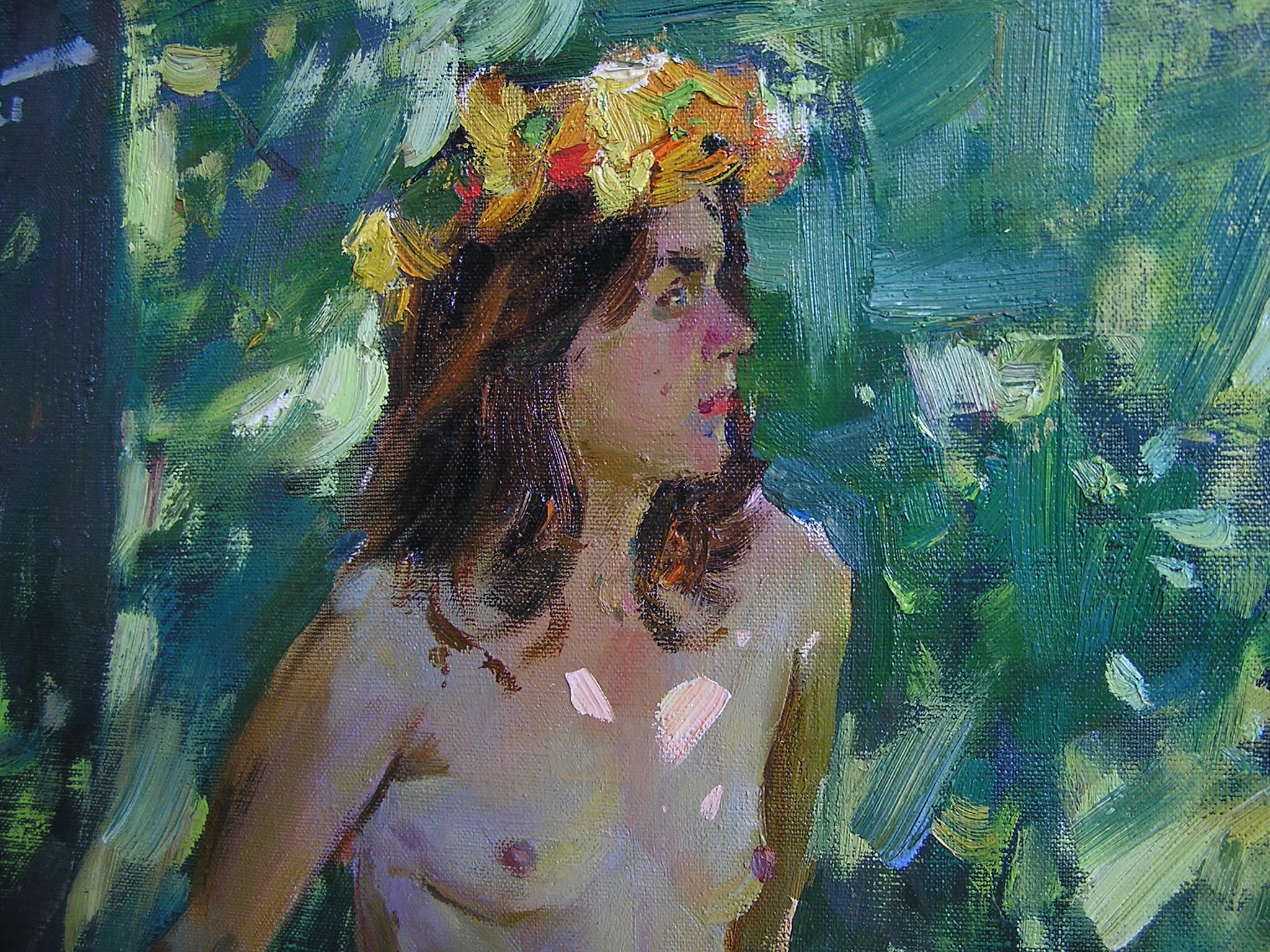 In The Forest - Painting by Sergei Kovalenko