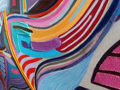 Boîtes de pêche Sozopolis - Peinture acrylique Pop Art Couleurs Bleu Lilas Bleu Orange Rouge