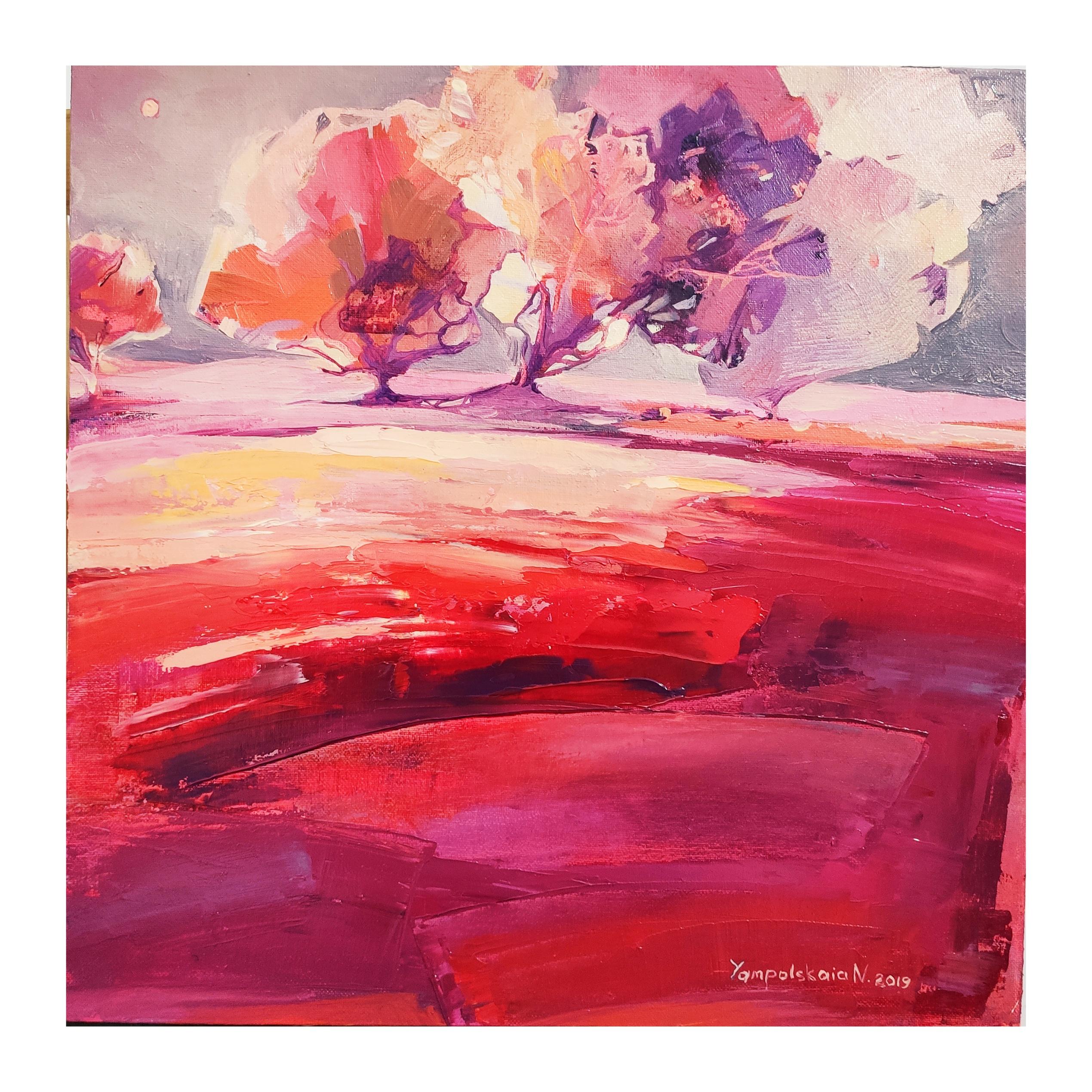 Natalia Yampolskaya Landscape Painting - Twilight