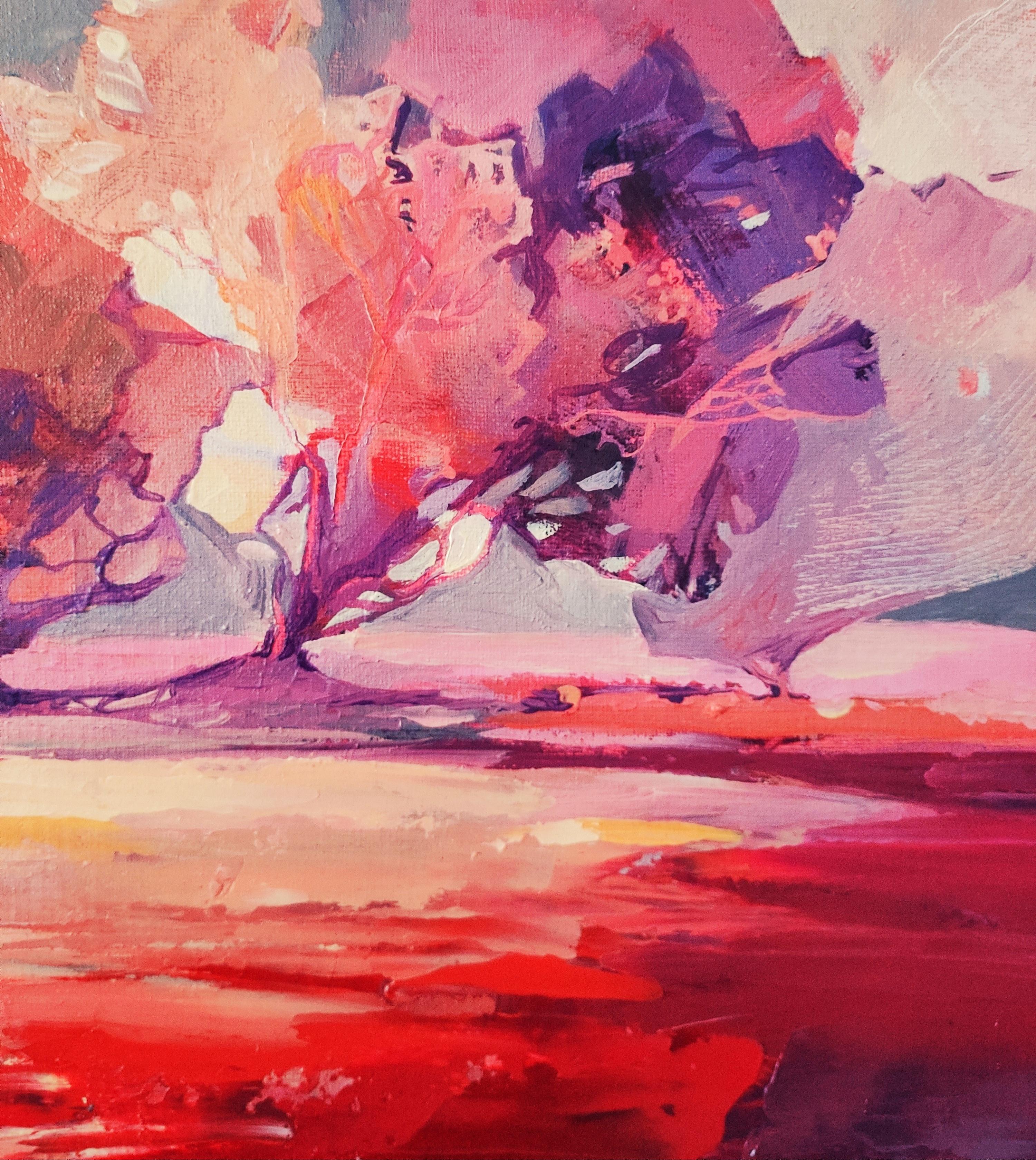 Twilight - Impressionist Painting by Natalia Yampolskaya