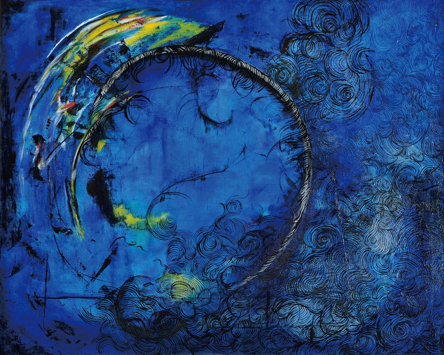 "Lagoon" is a painting, oil on canvas by Maestro Miori ODAMAKI.

About the artwork:

TECHNIQUE:  oil painting, 
STYLE:   Abstract
Edition : Unique, signed
Weight: Approximately 2 kg.

The painting is unframed.

Frame: Optional
Snow Pearl gallery