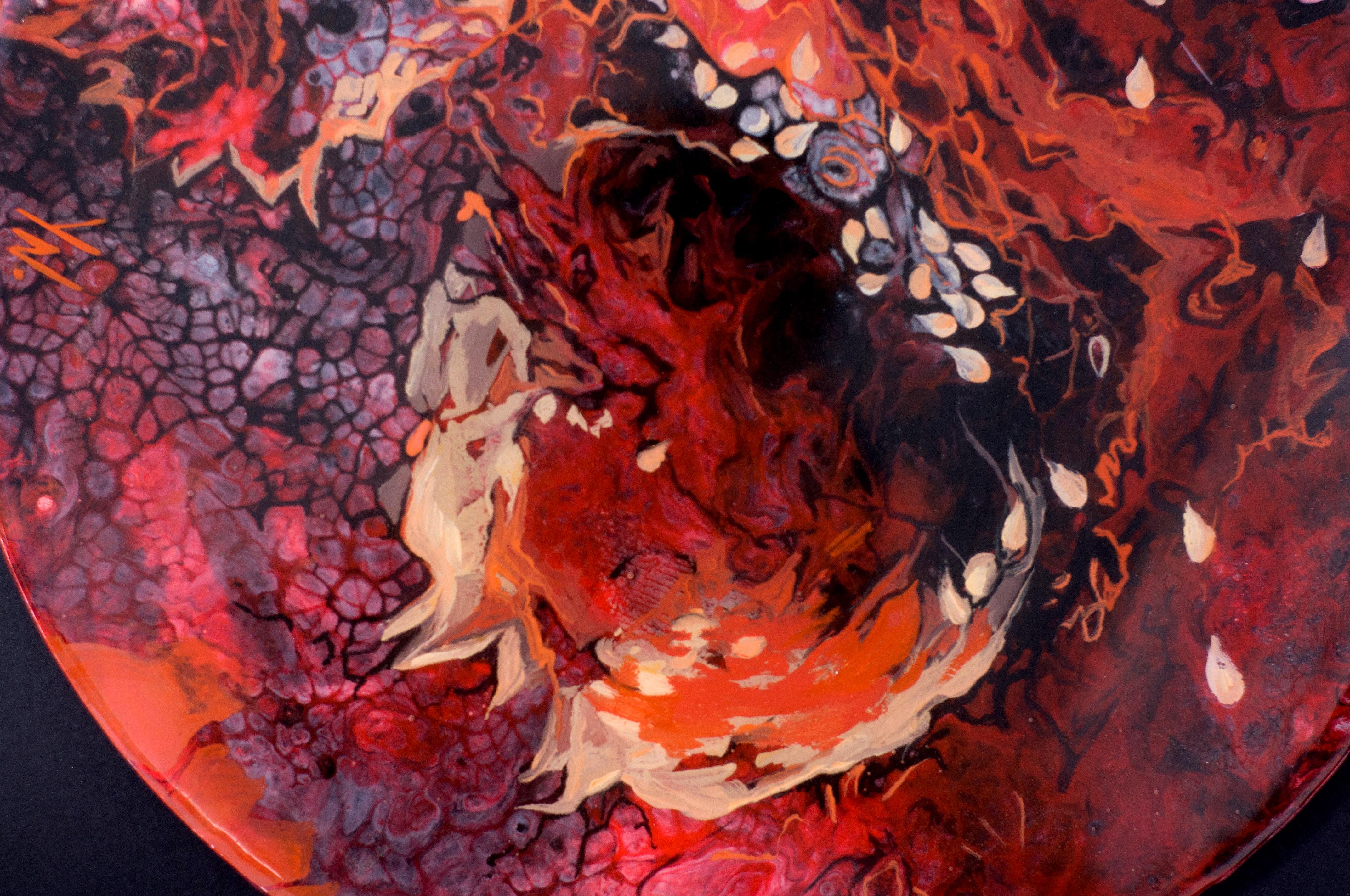 pomegranate abstract art
