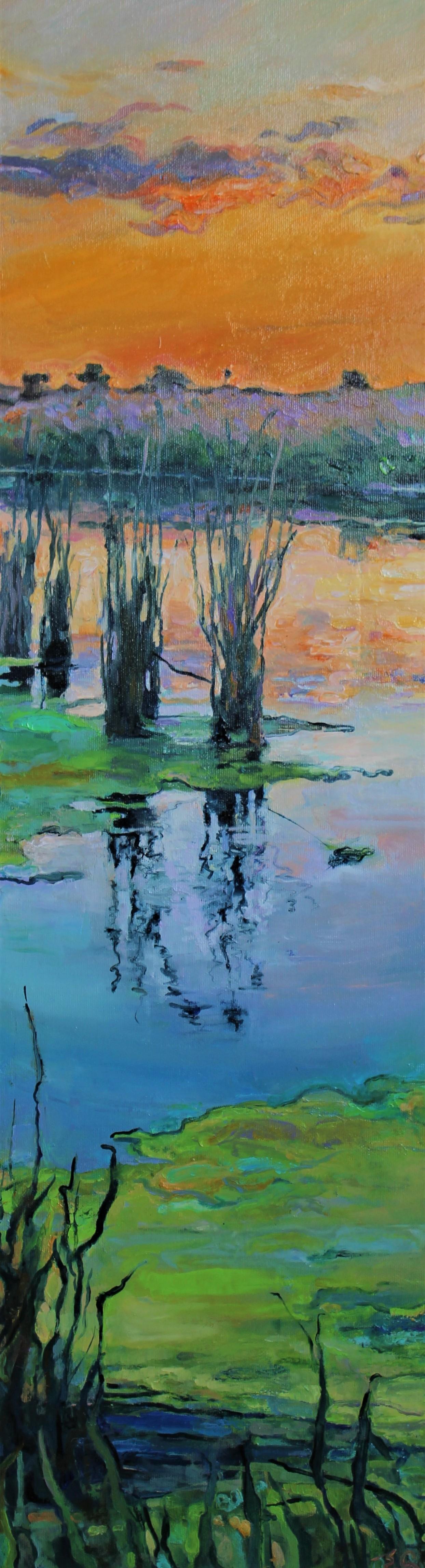 Elena Georgieva Landscape Painting - Wetland