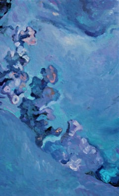Winter Cherries - Oil Painting Color White Yellow Blue Purple Red