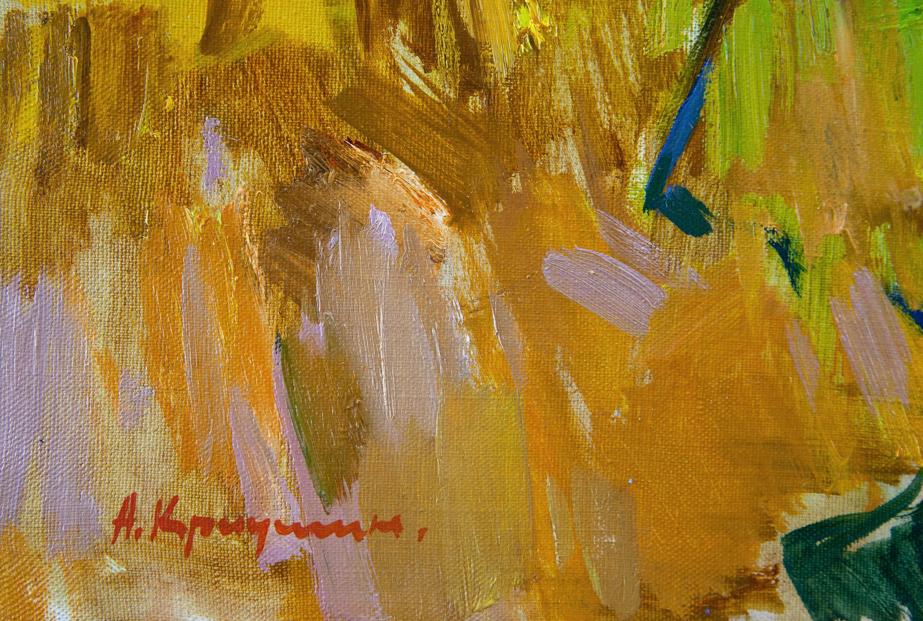 Gelsomino Mattina - Painting Impressionismo di Aleksandr Kryushyn