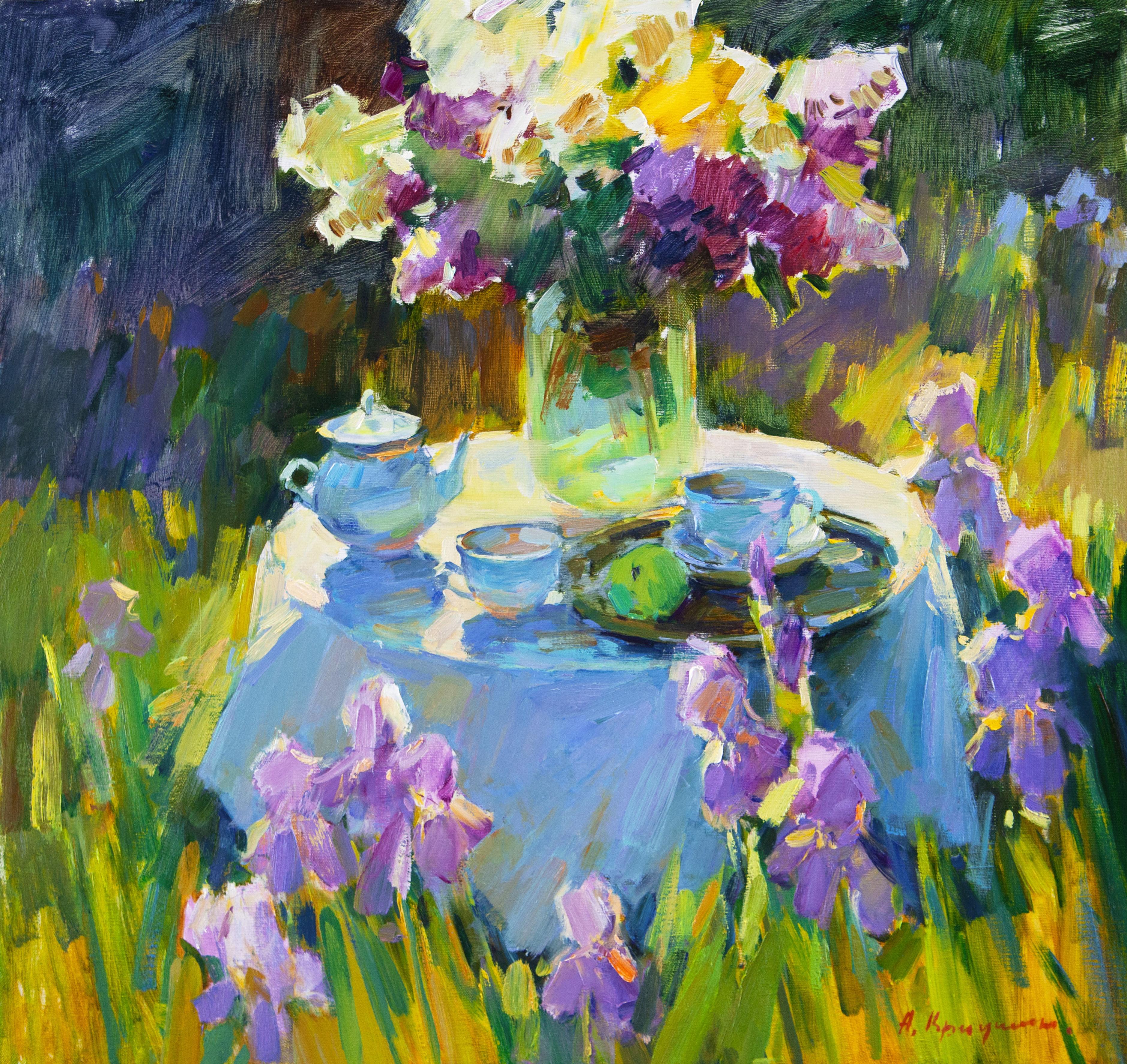 Aleksandr Kryushyn Still-Life Painting - Sunny Garden