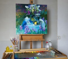 Serata nel giardino di primavera