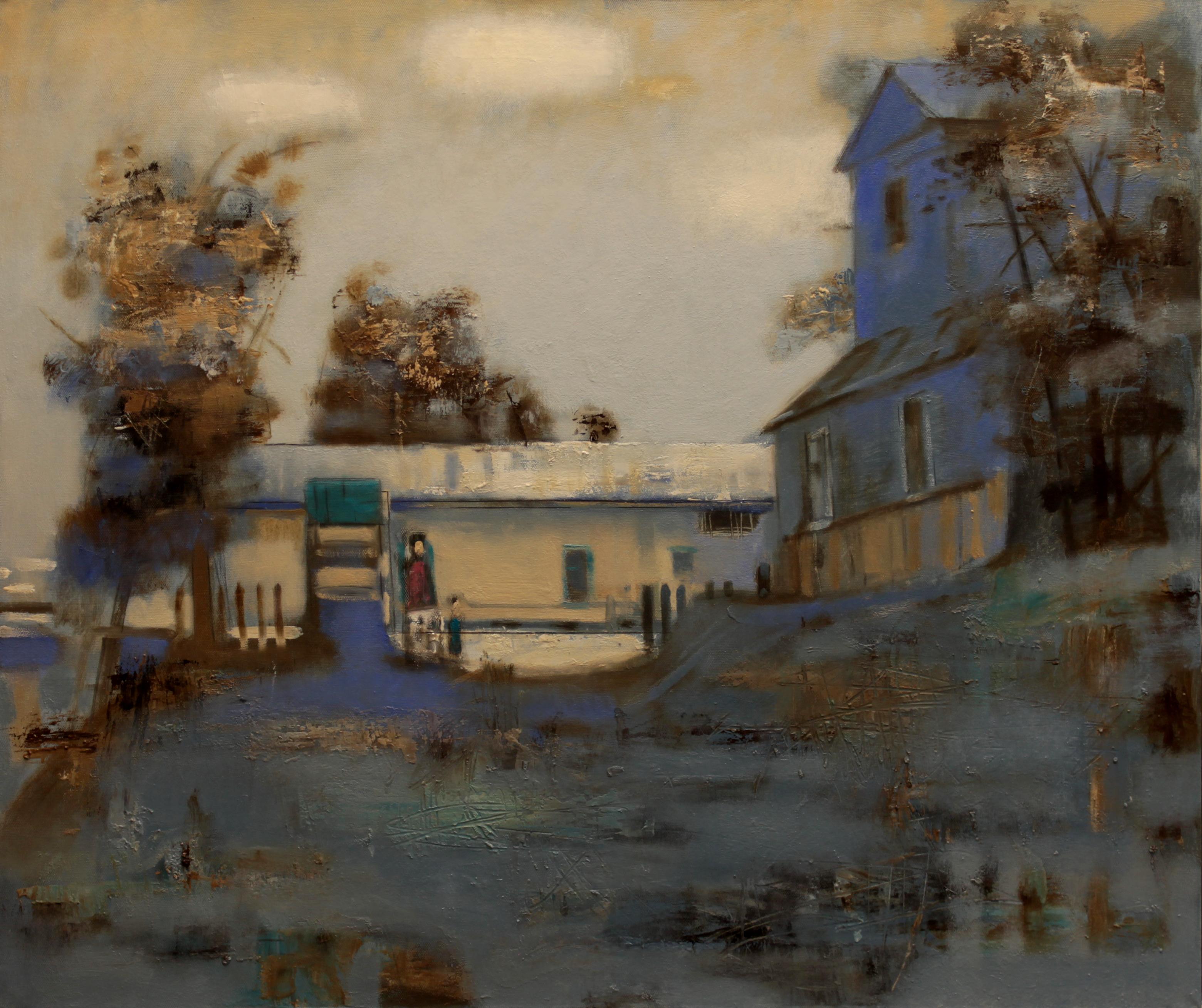 Oleksandr Serdiuk Landscape Painting - Patio