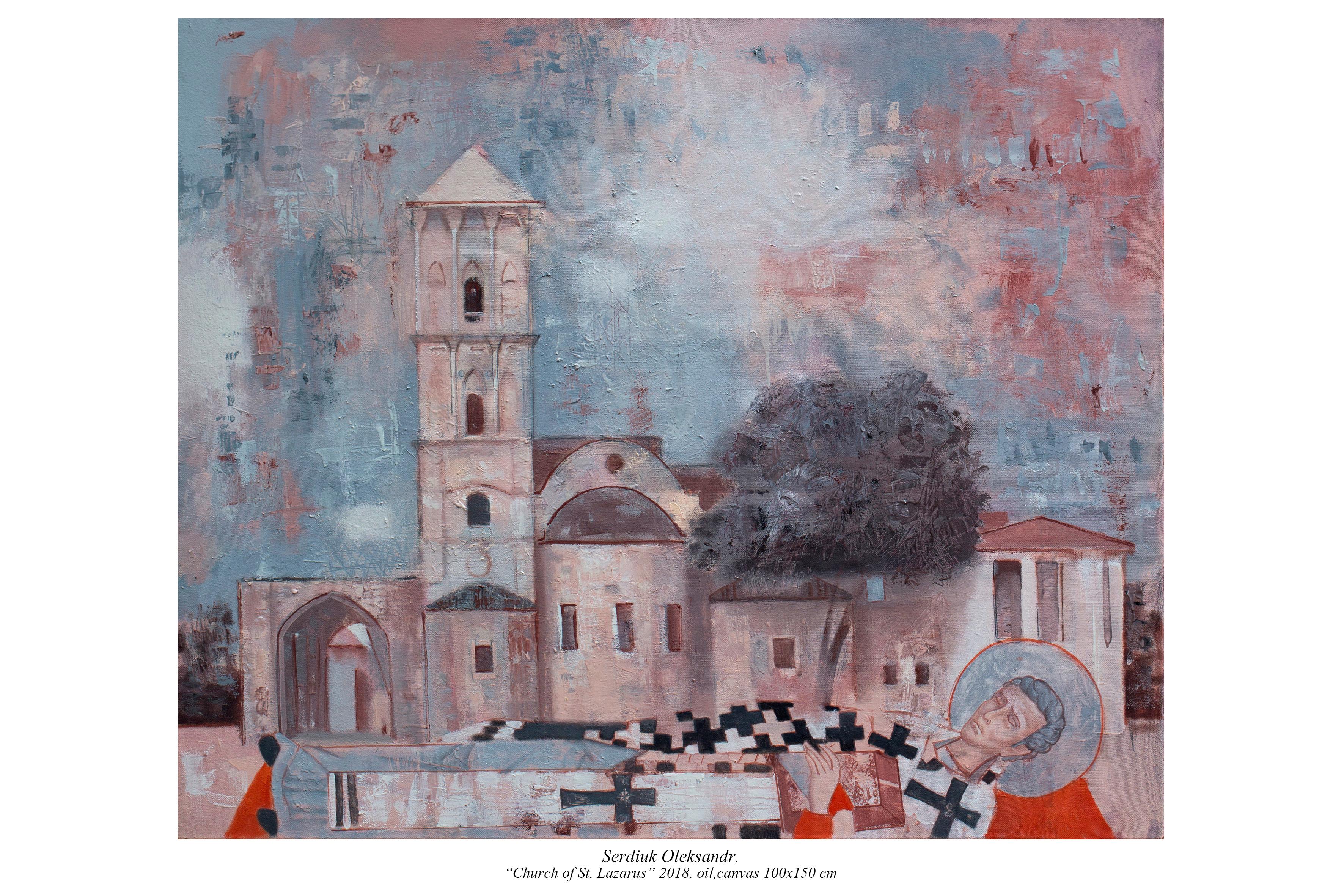 Oleksandr Serdiuk Landscape Painting - St. Lazarus Church