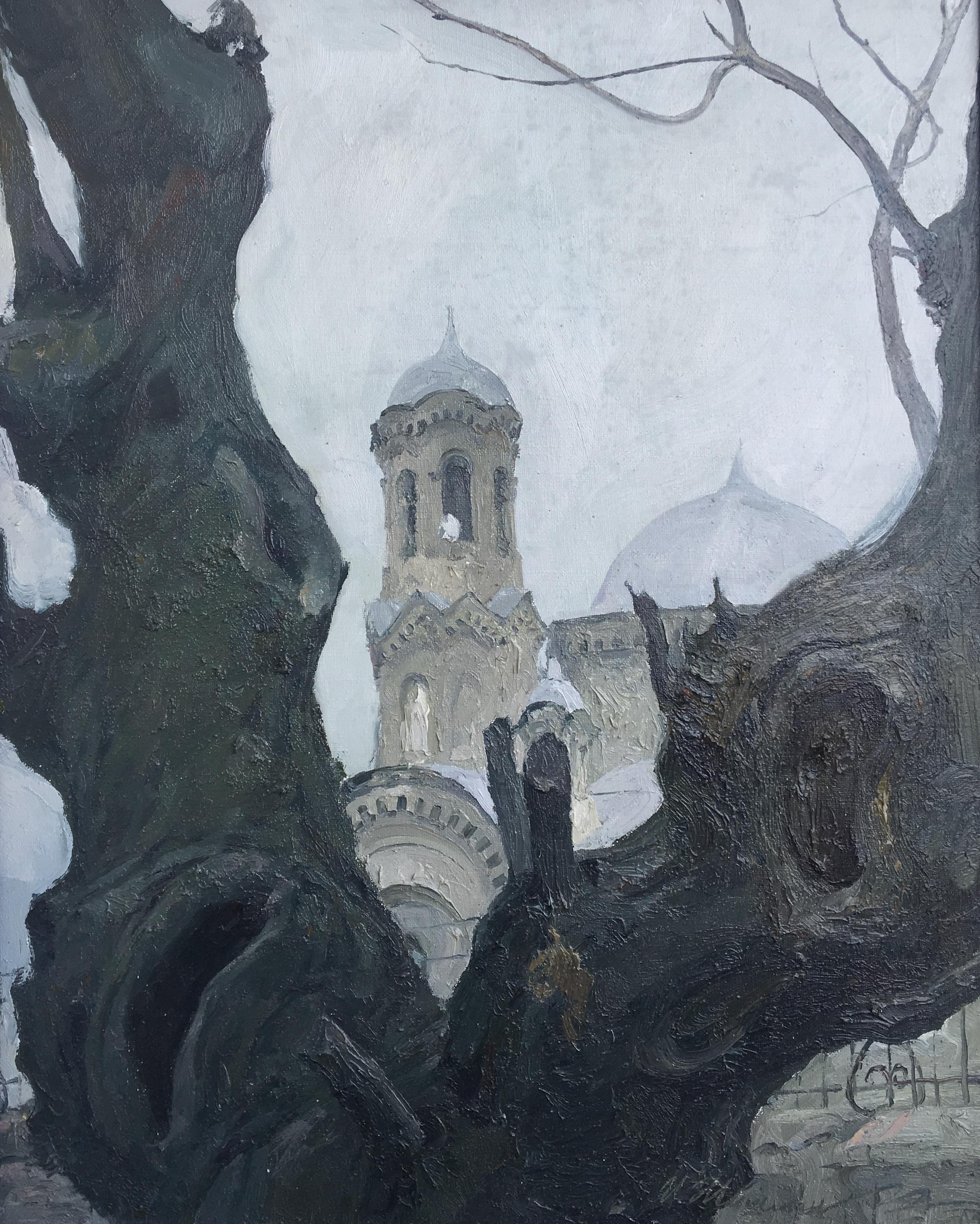 Landscape Painting Ivan Ivanovich Shyshman - La parable de l'arbre