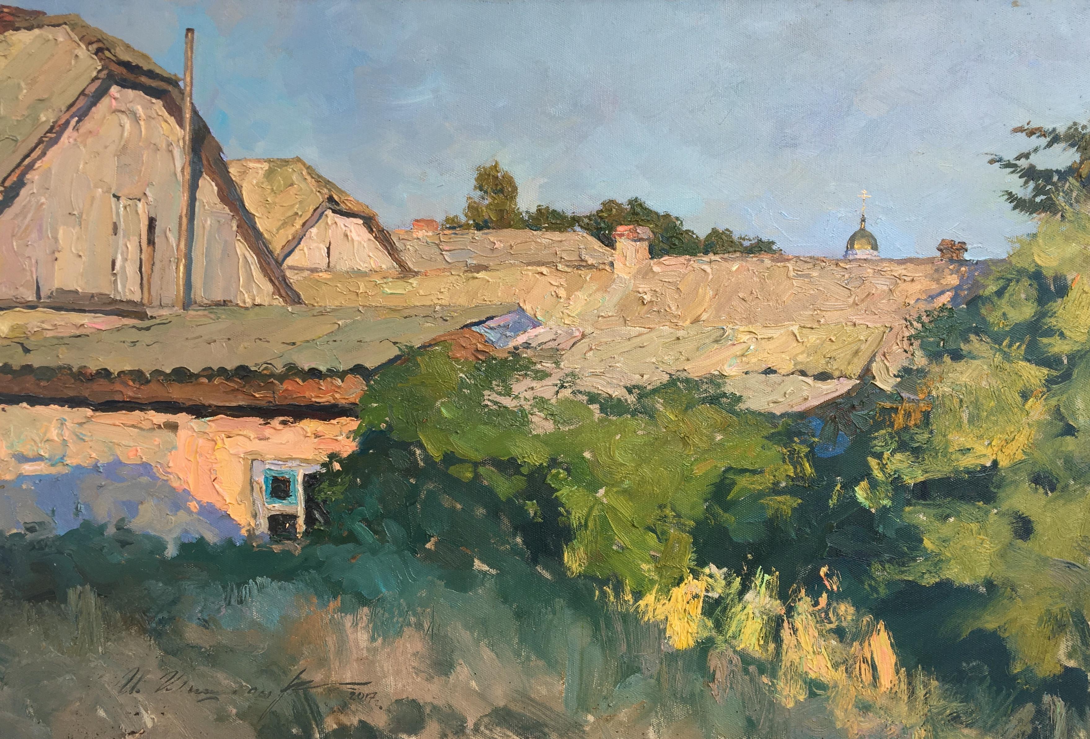 Ivan Ivanovich Shyshman Landscape Painting - Window Grandma Xenia