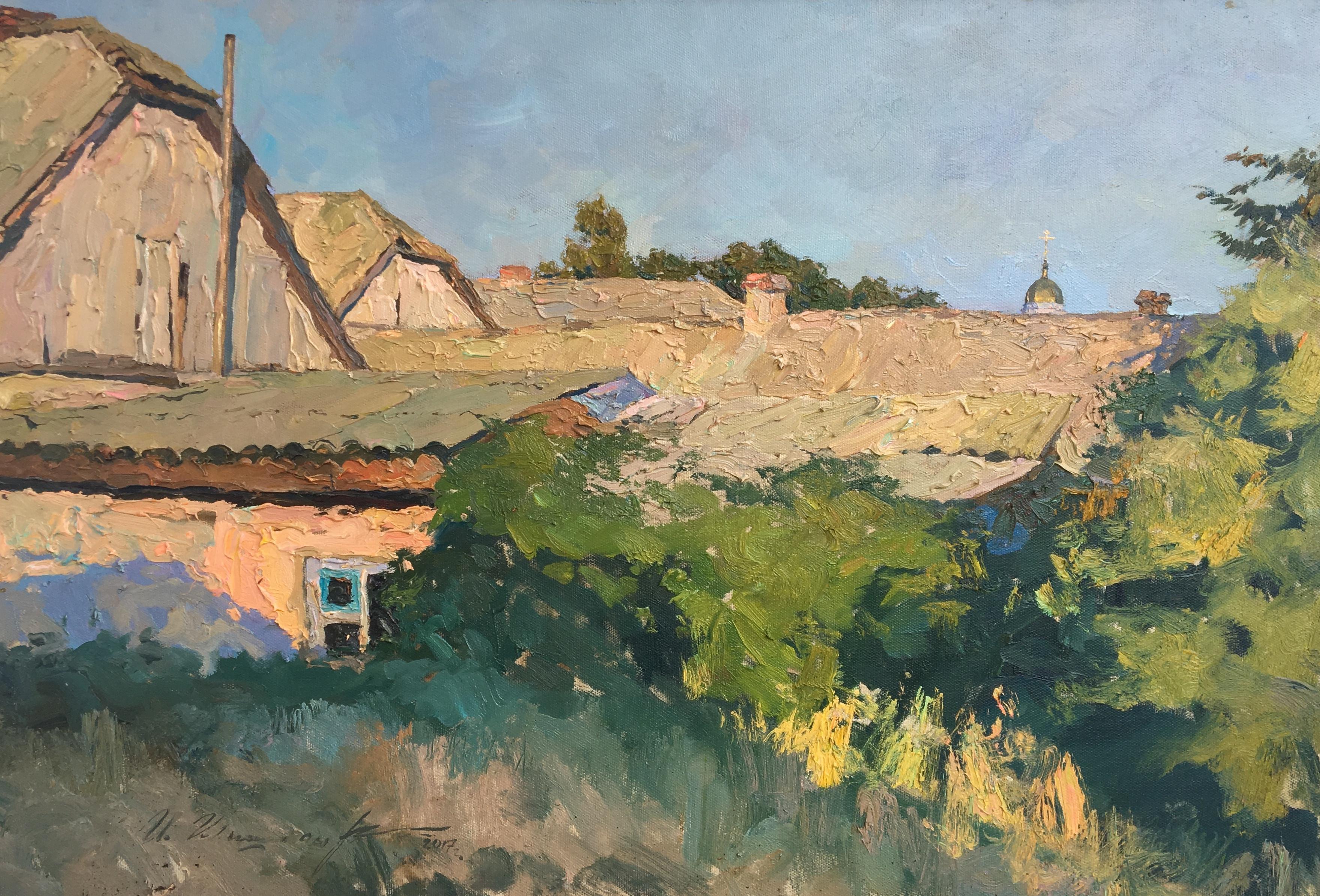 Landscape Painting di Ivan Ivanovich Shyshman - Finestra Nonna Xenia