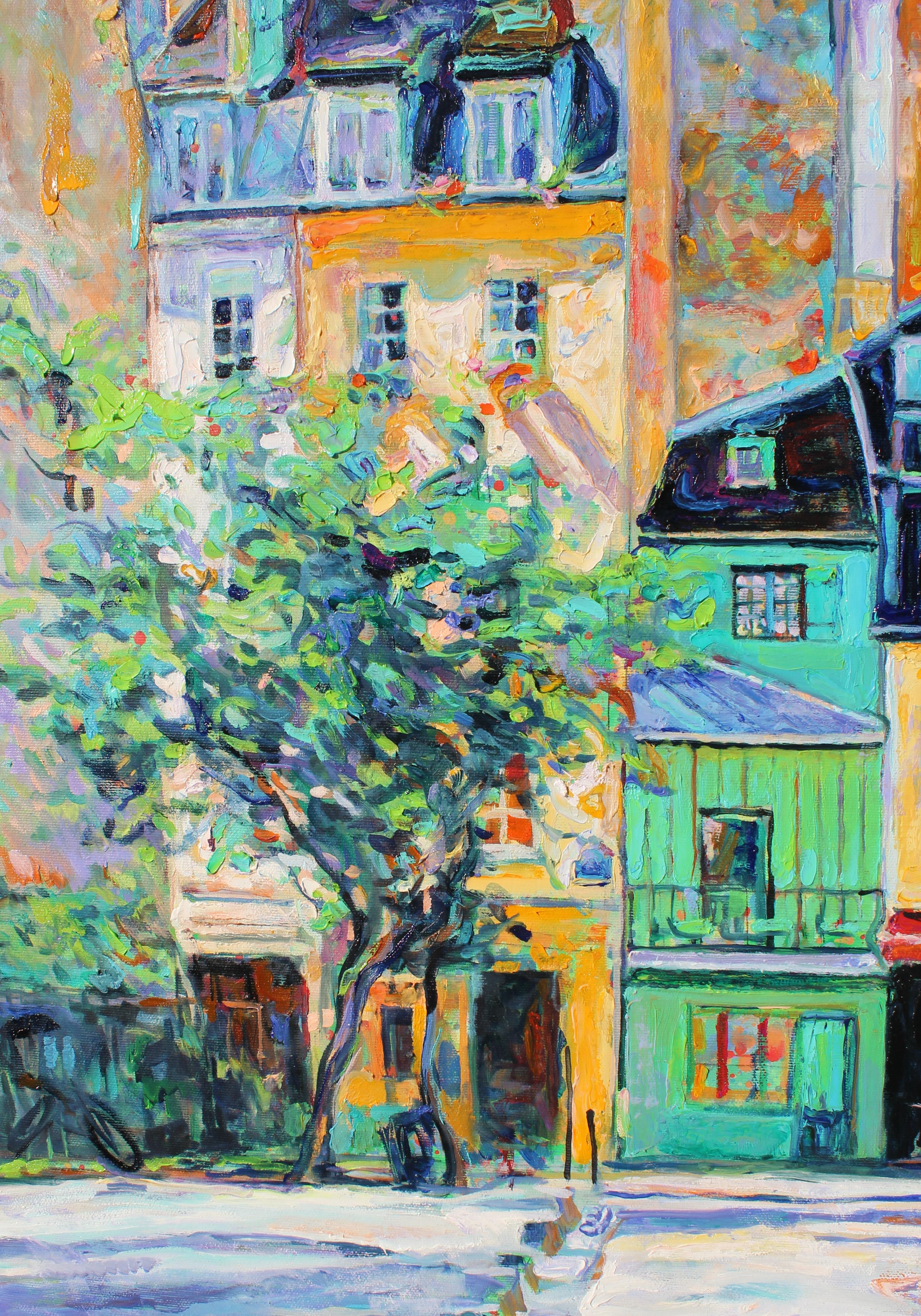 Rue Galende Paris - Painting by Elena Georgieva