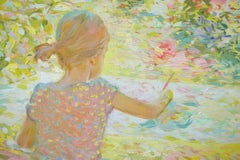 Creator II - Oil Painting Colors White Yellow Pink Blue Green