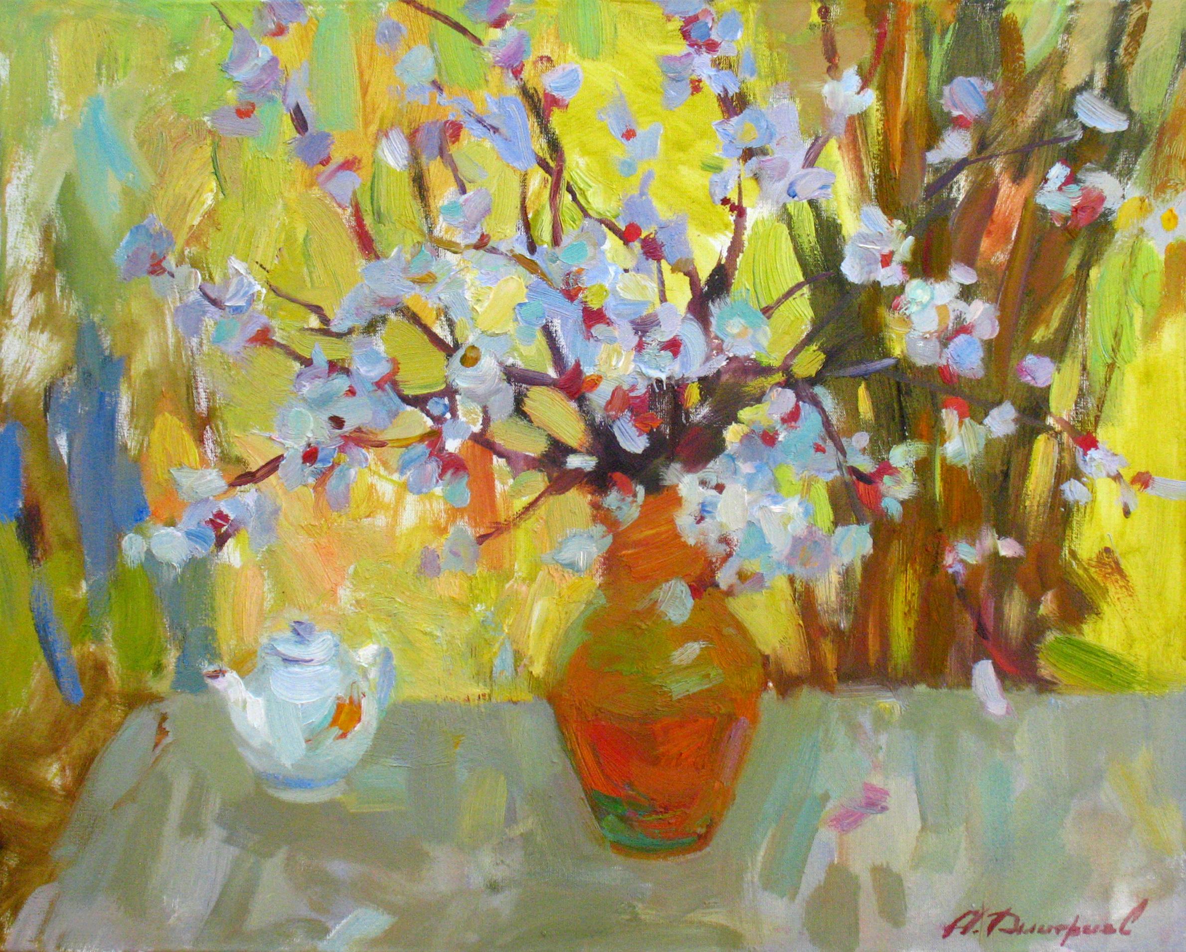 Dmitriev Alexey Olegovich Still-Life Painting - Spring Colors