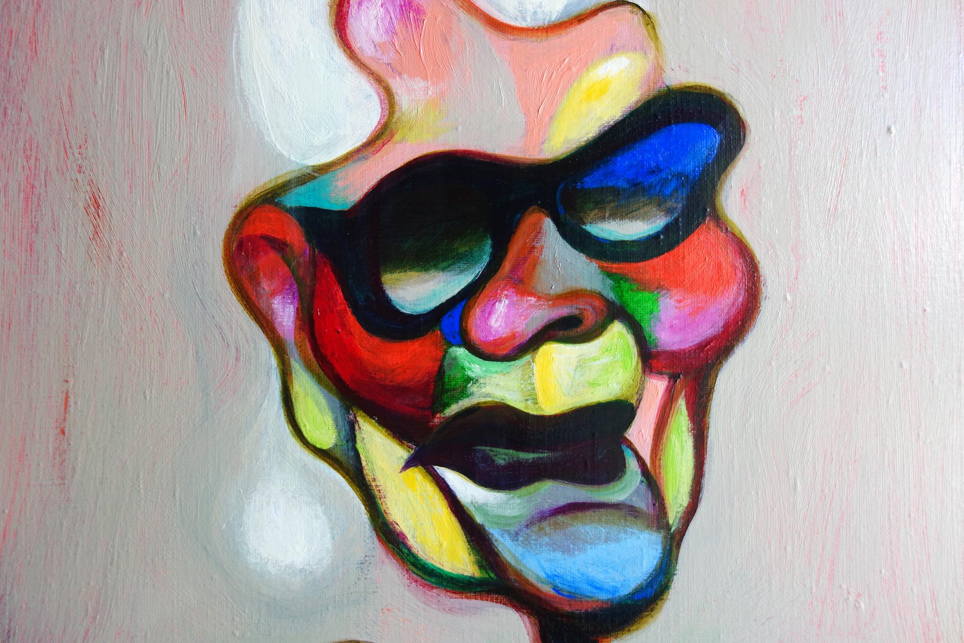 acrylic colour portrait